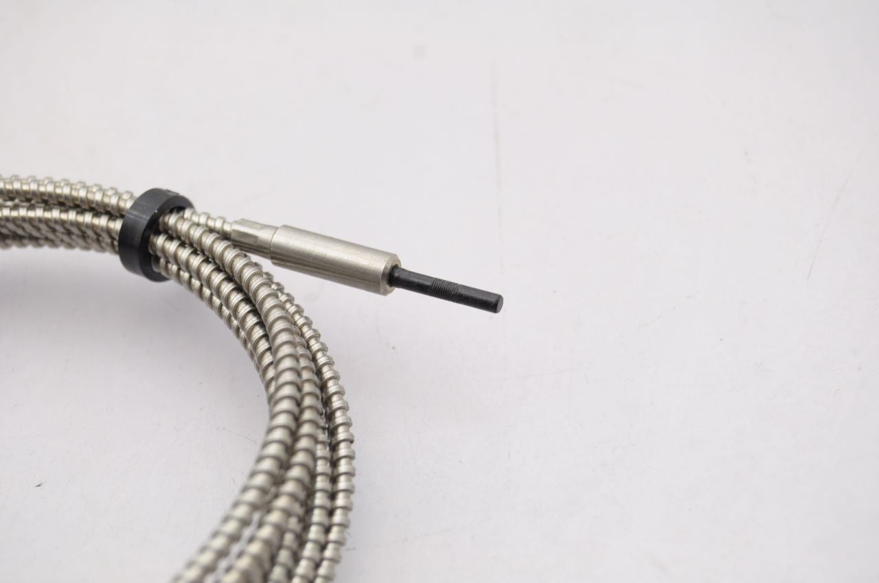 Fiber Optic Cable With Metal Protective Sleeve 200mm Length Lot Of 2