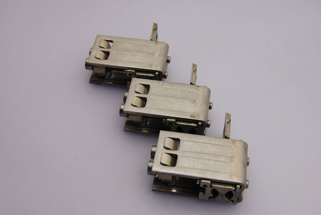 3x ABB OZXB4 Cable Ground Strain Relief Clamps 2/0 AWG up to 350MCM