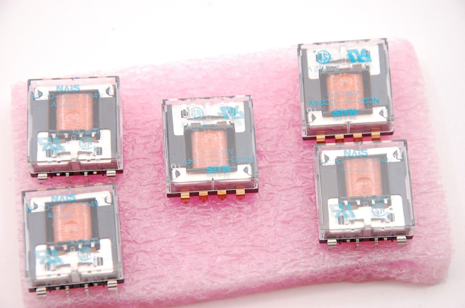 NAIS Relay NC2D-JP-24VDC DPDT Lot of 9 New