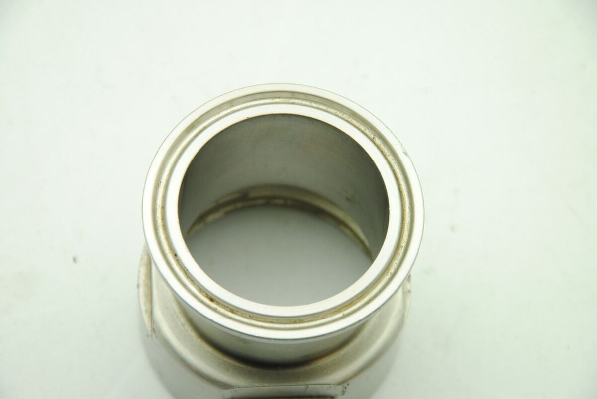 Tri-Clamp to NPT Female SS Sanitary Adapter, 1-7/8 ID x 2" OD, 2-3/8 NPT