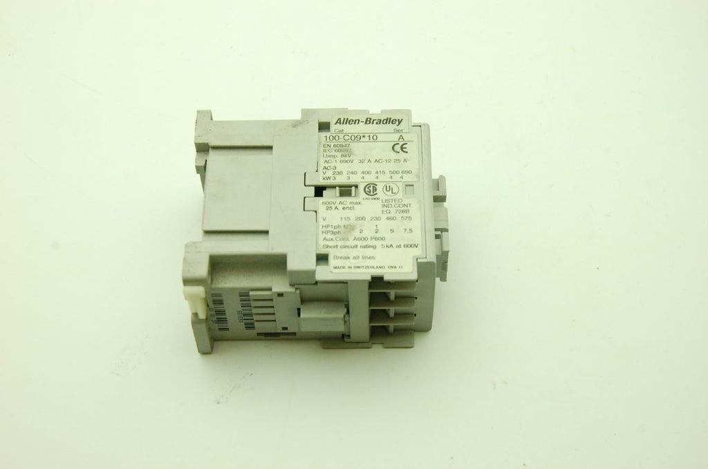 Allen Bradley 100-C09 10 Contactor  9 Amp