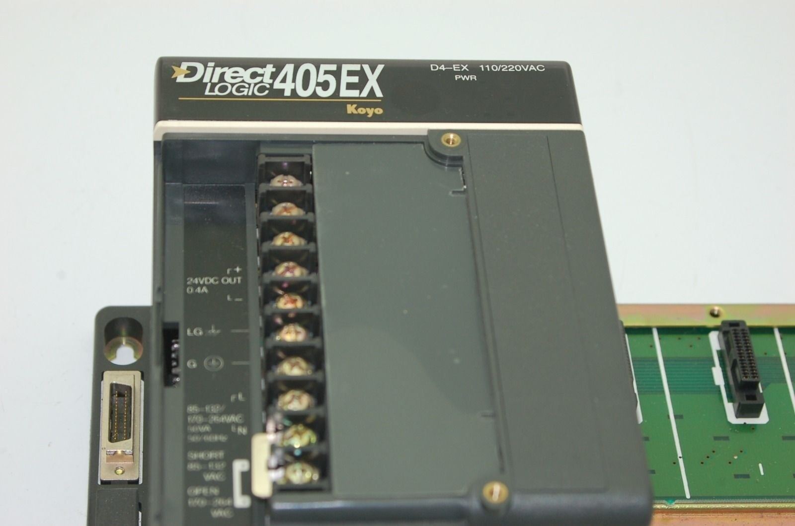 Koyo Direct Logic D4-EX Expansion Module w/ D4-08B-1 8-Slot Expansion Base