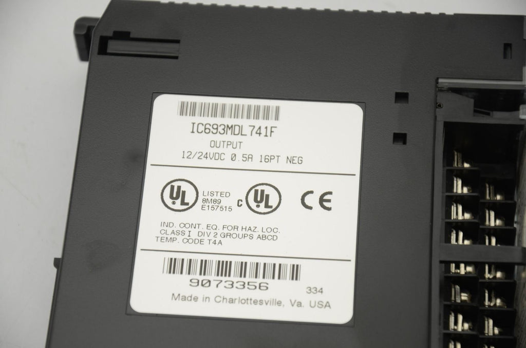 GE Fanuc IC693MDL741F 12/24VDC Output Module, 16PT