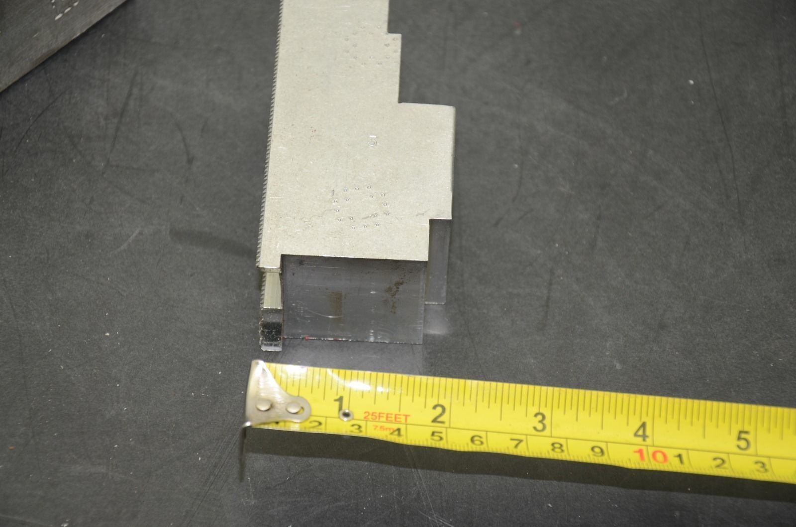 Serrated Soft Chuck Jaws, 3.75" x 1.5" x 2", Aluminum, Set of 3 (J08)