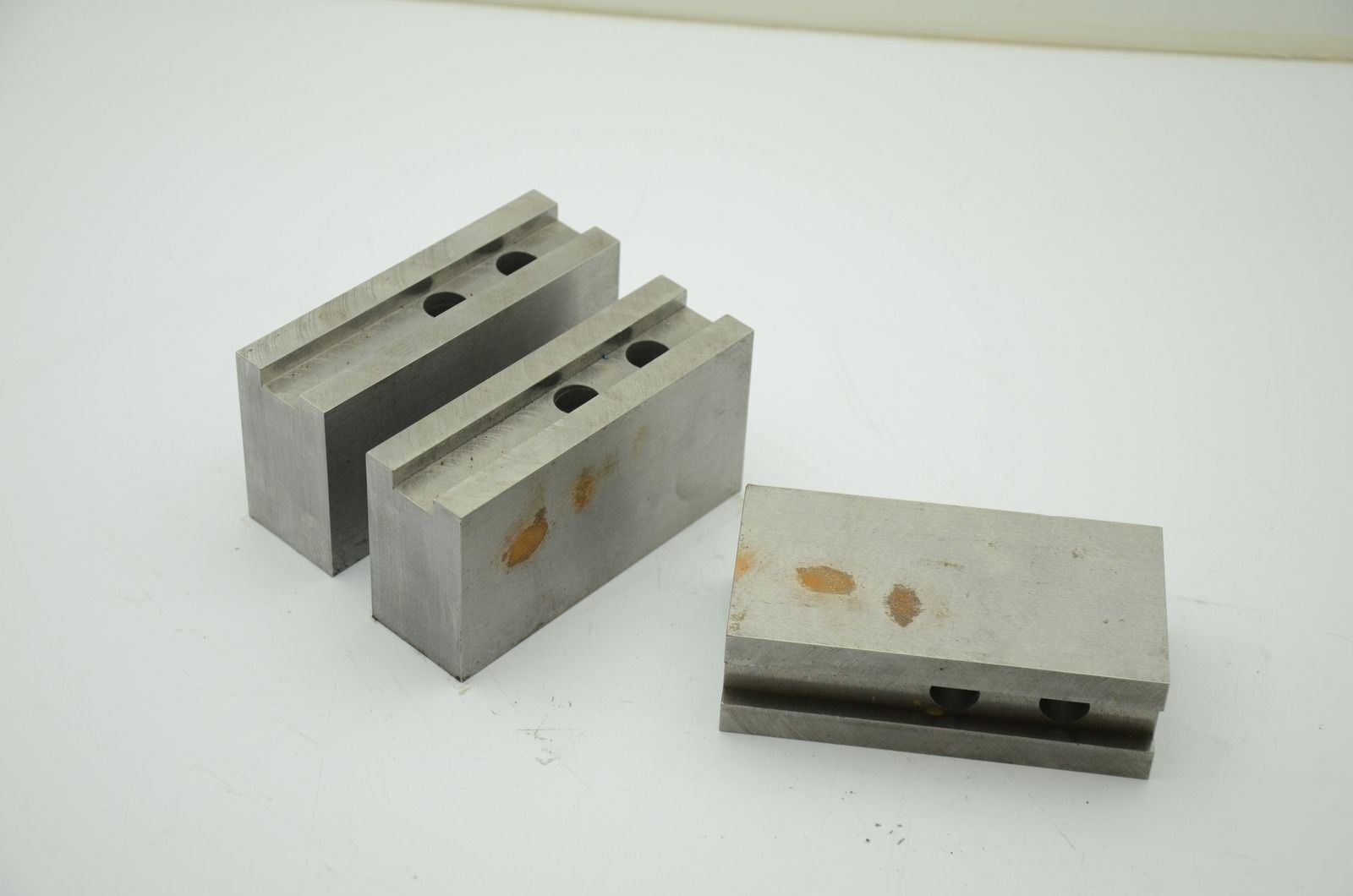 Grooved Steel Chuck Jaws, 4.75" x 1.5" x 2.5", Set of 3 (J28)