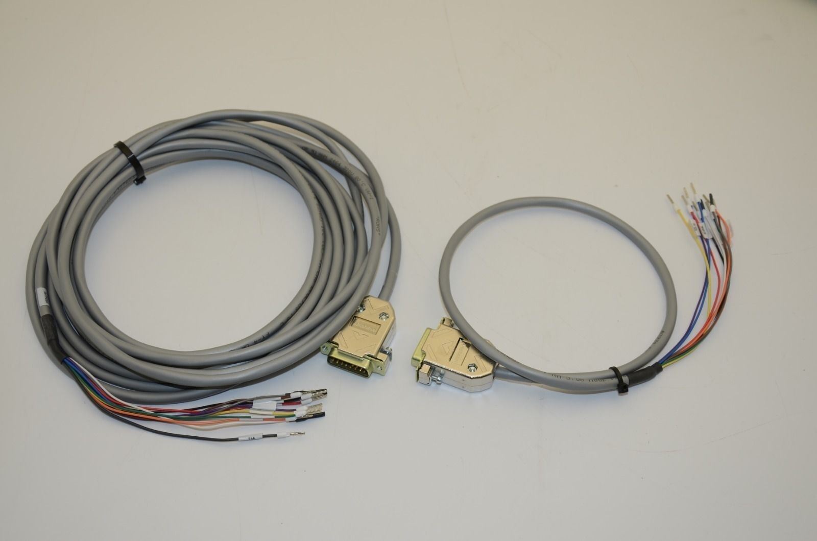 Amphenol D-Sub Male/Female Pre-Wired 11-Pole Cables, 20'L - NEW