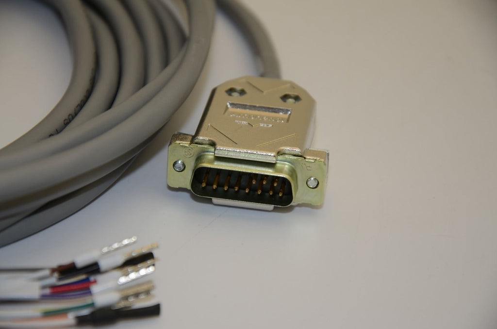 Amphenol D-Sub Male/Female Pre-Wired 11-Pole Cables, 20'L - NEW