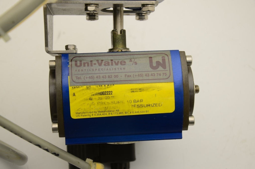 Wire Matic WM-2-DAC Actuated Valve, ITS-100 Position Monitor Switch, 24VDC