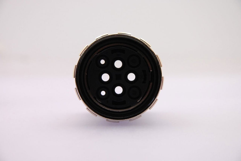 RDE SM-5ES1N8AY000 M40 x 1.5 6-Pos Power Panel Mount Connectors - Lot of 2