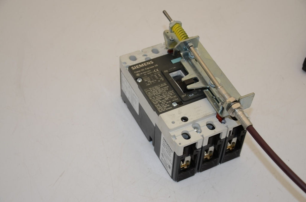 Siemens CDT3 600V 50A Circuit BReaker w/ Remote Disconnect