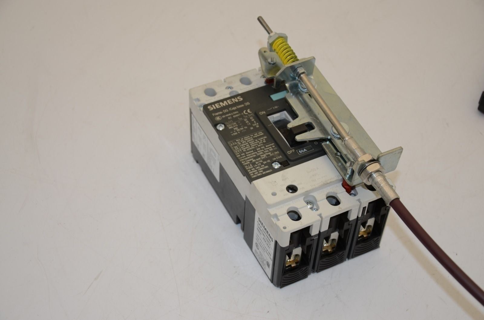 Siemens CDT3 600V 50A Circuit BReaker w/ Remote Disconnect