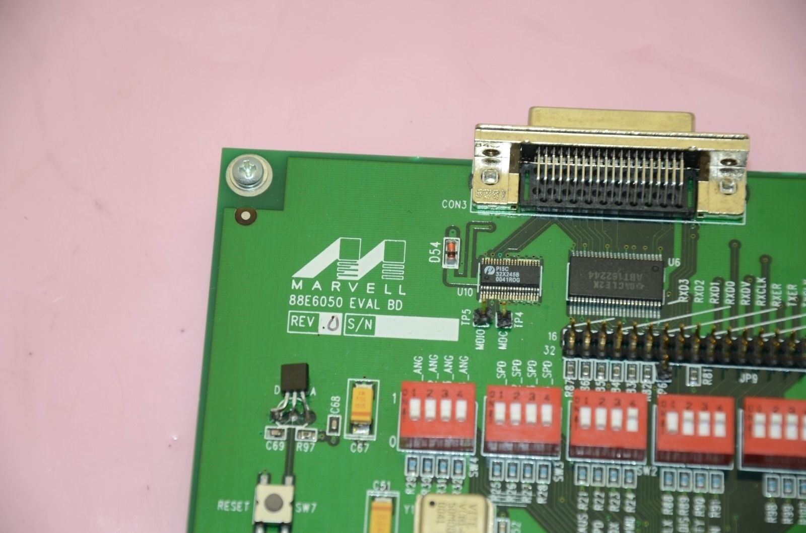 Marvell Eval Board BD 88E6050 Five Port 10/100BASE-T Ethernet Evaluation LAN