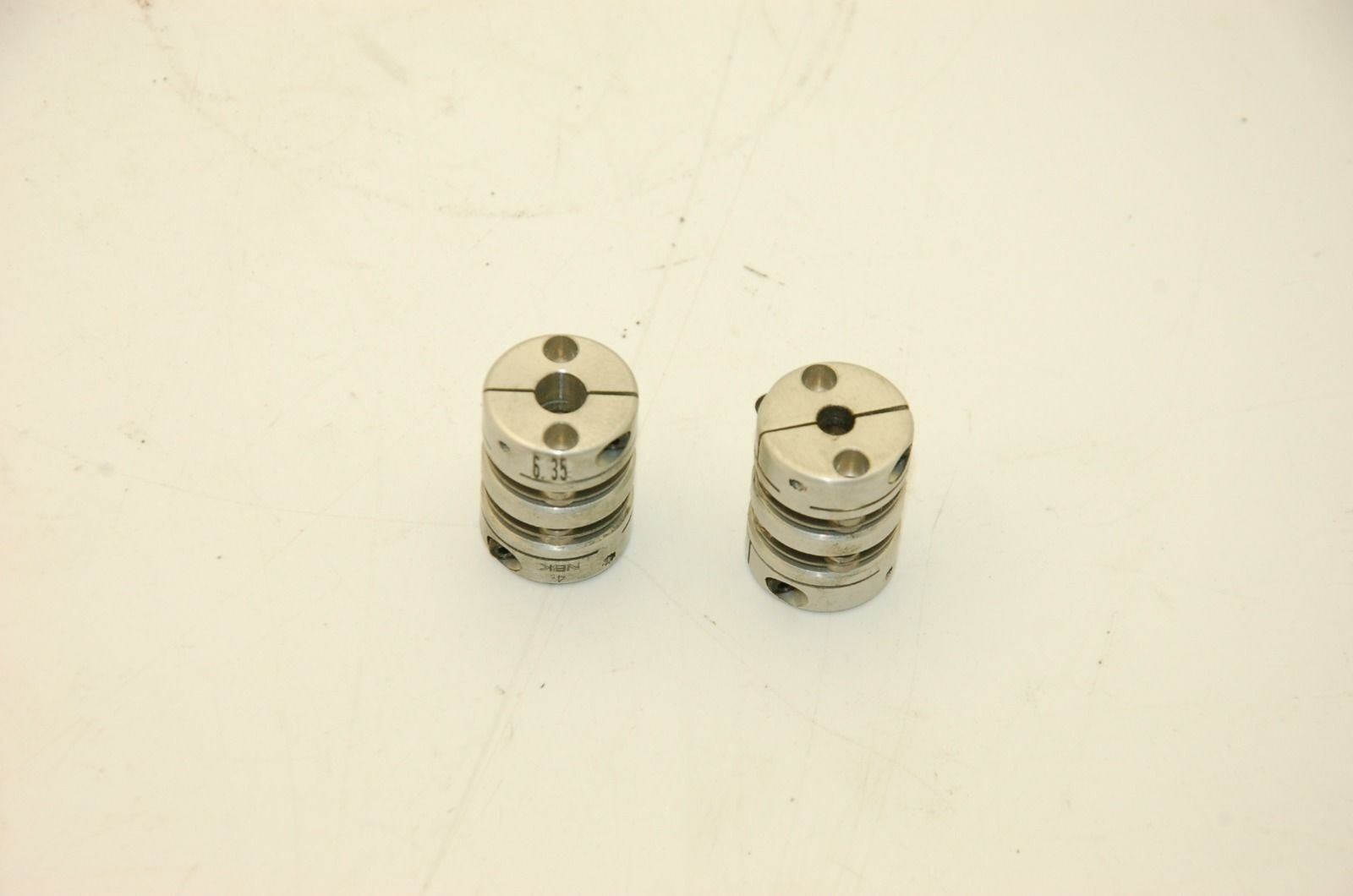 NBK Flex Coupling, 19mmD x 27.25mmL, 4.5mm x 6.25mm Bore - Lot of 2