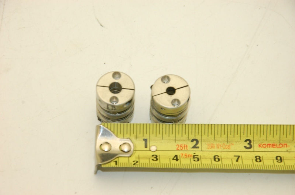NBK Flex Coupling, 19mmD x 27.25mmL, 4.5mm x 6.25mm Bore - Lot of 2
