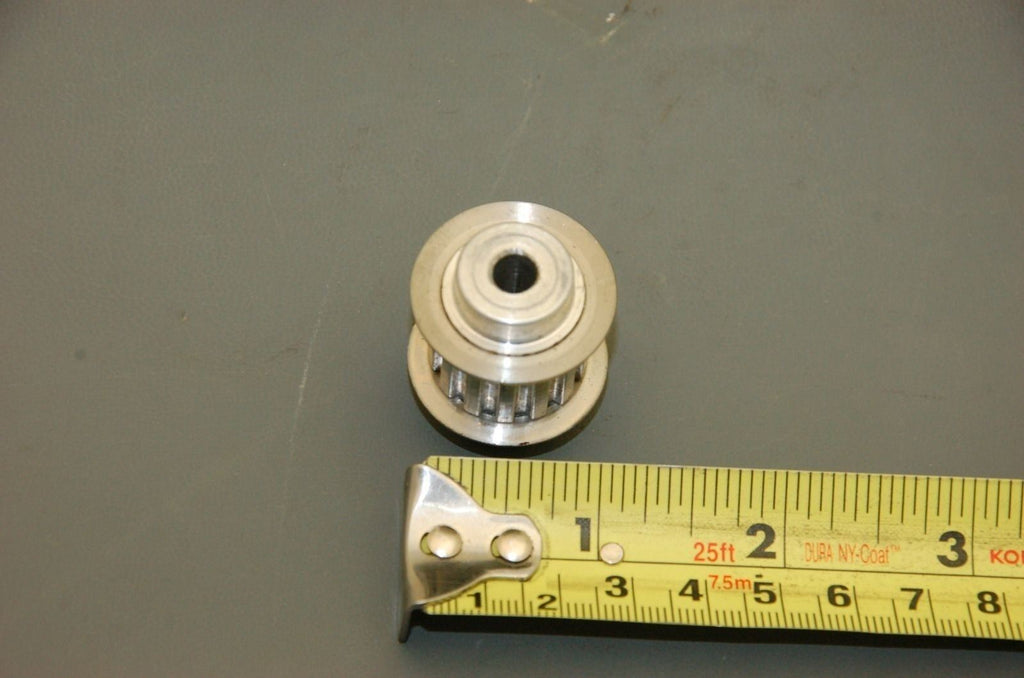 Aluminum Timing Belt Pulley 22mmD 6mm Bore 4mm Pitch for 16mmW Belt - Lot of 10