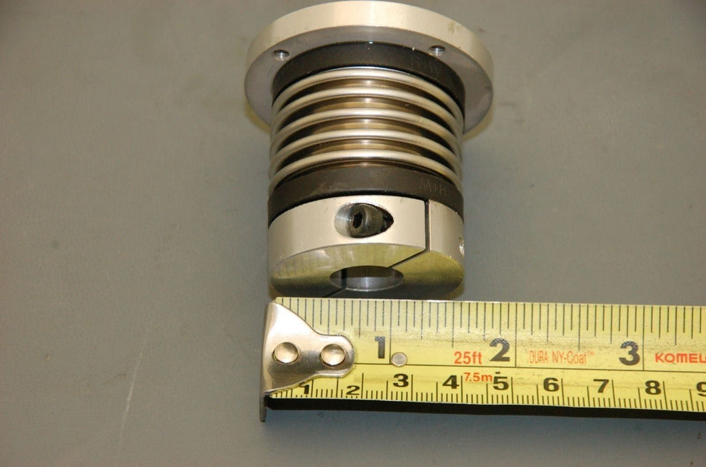Flexible Shaft Coupling, 40mmD, 50mmL, 15mm to 52mmD Flange