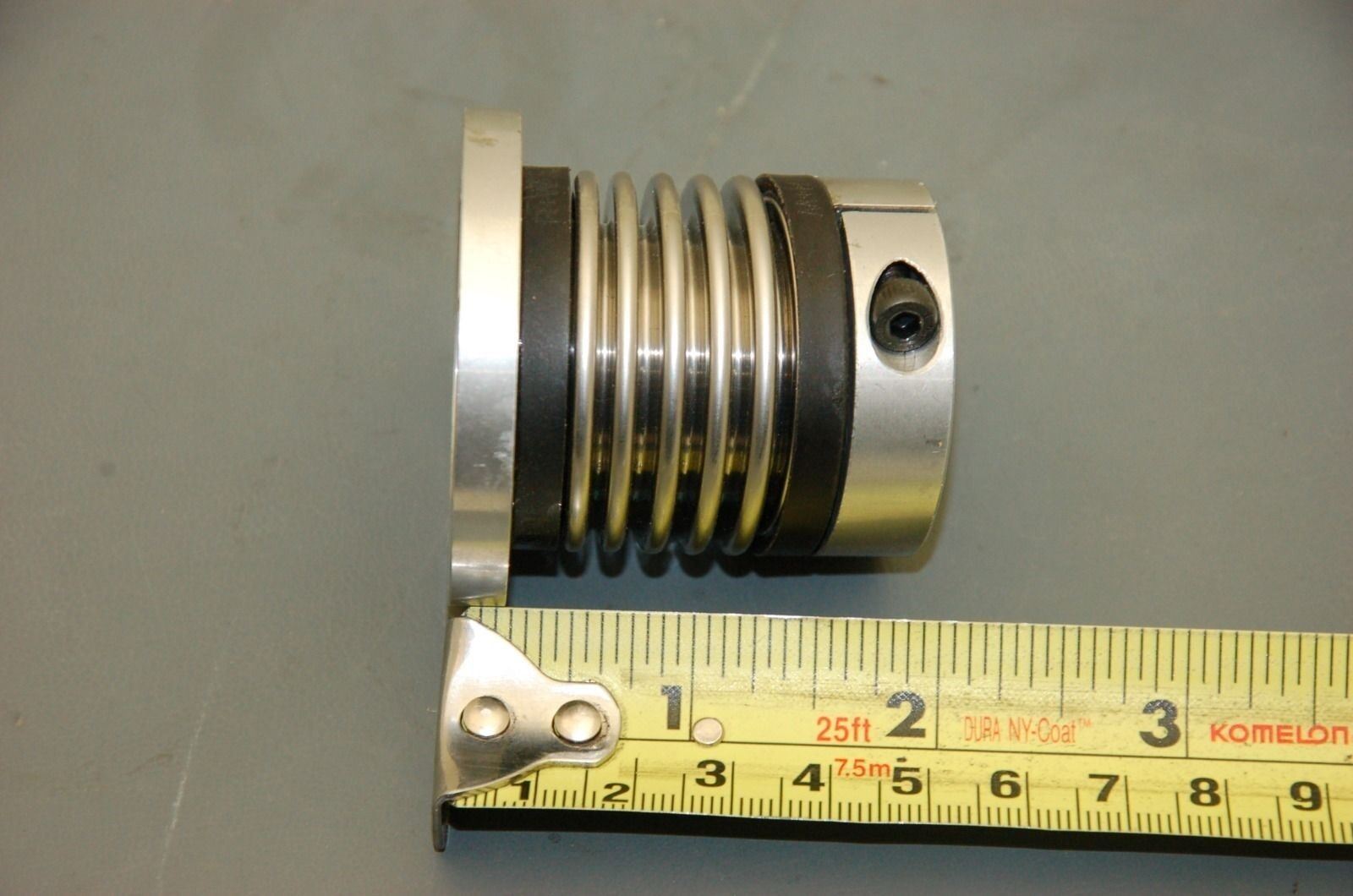 Flexible Shaft Coupling, 40mmD, 50mmL, 15mm to 52mmD Flange