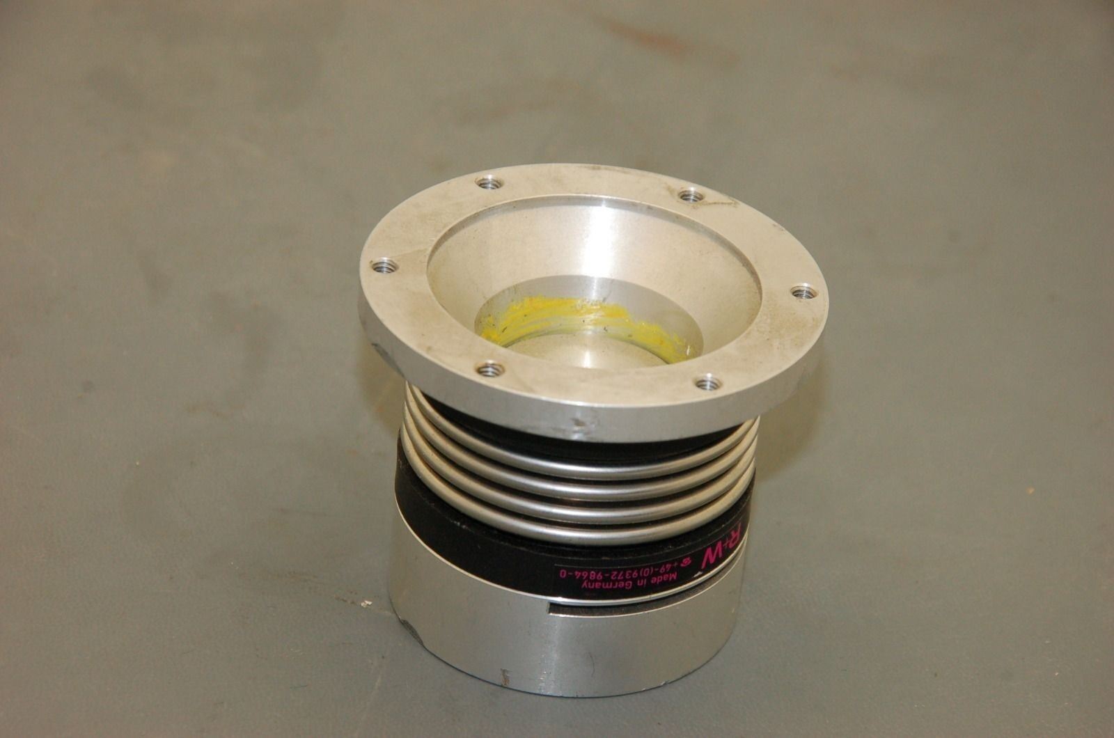 R+W Flexible Shaft Coupling, 55mmD, 58mmL, 12mm to 70mmD Flange