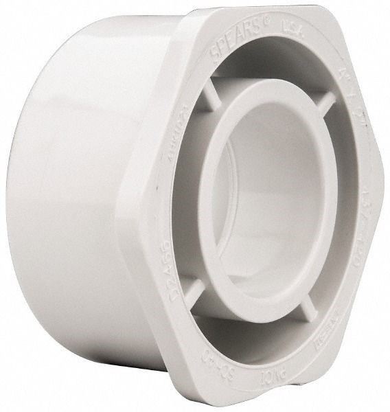 Spears 437-292, 29, 251,338 PVC SCH40 PVC Spigot x Socket Bushings - Lot of 22