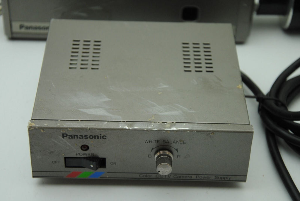 Panasonic WV-CD121 Camera & Power Supply WV-CD122, 120V