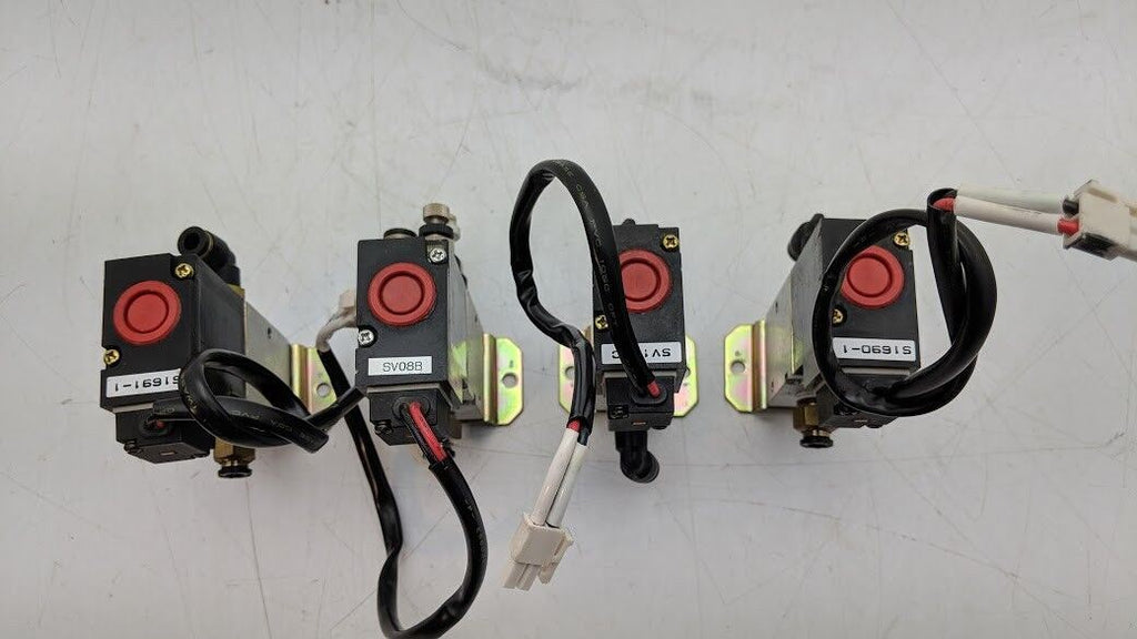 Koganei SV200E1-11-L-SR 24VDC Vacuum Valve 6mm Connectors -14PSI - Lot of 4