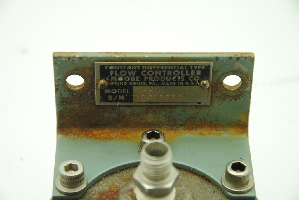 MOORE PRODUCTS 63SU, Constant Differential Type Flow Controller