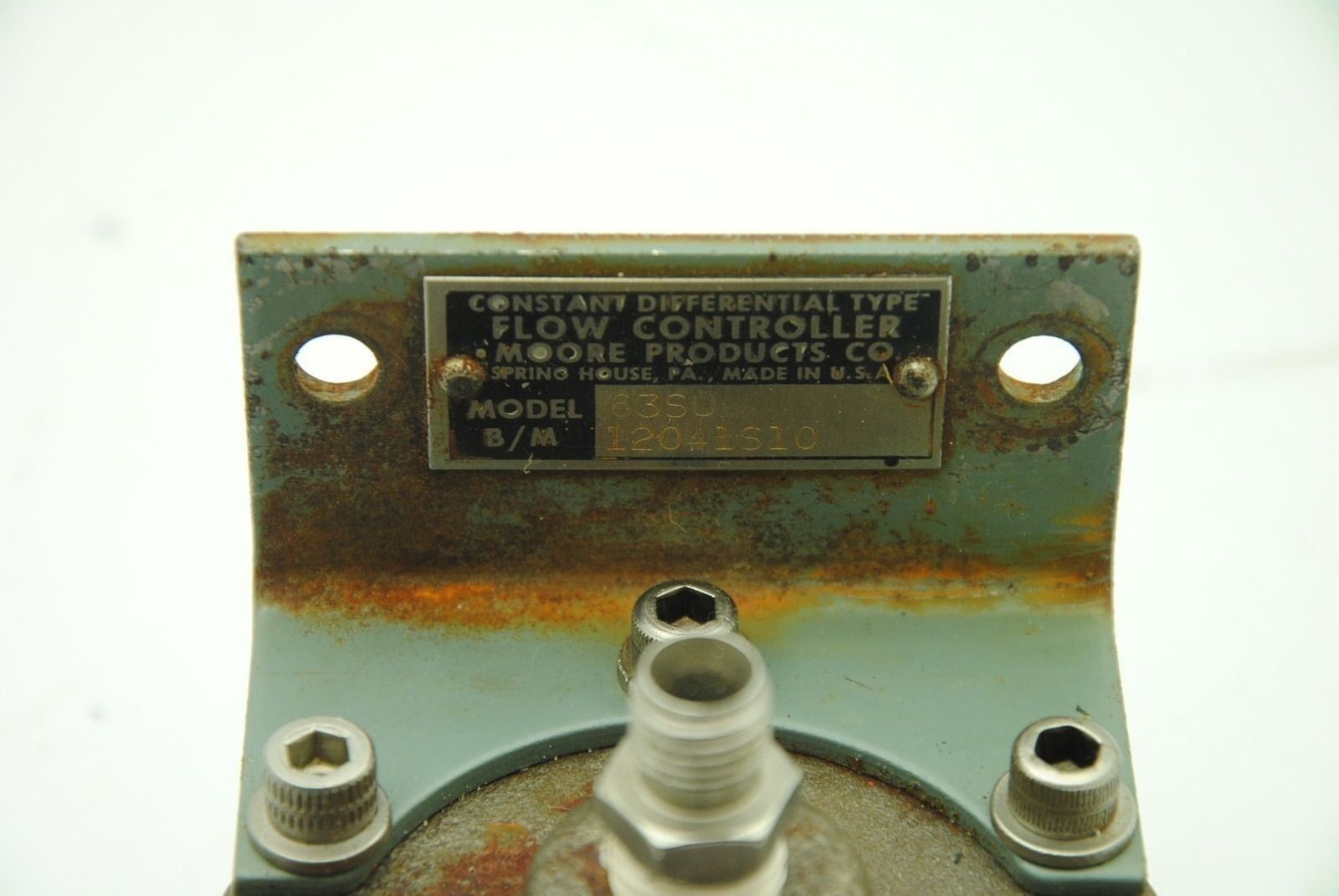 MOORE PRODUCTS 63SU, Constant Differential Type Flow Controller