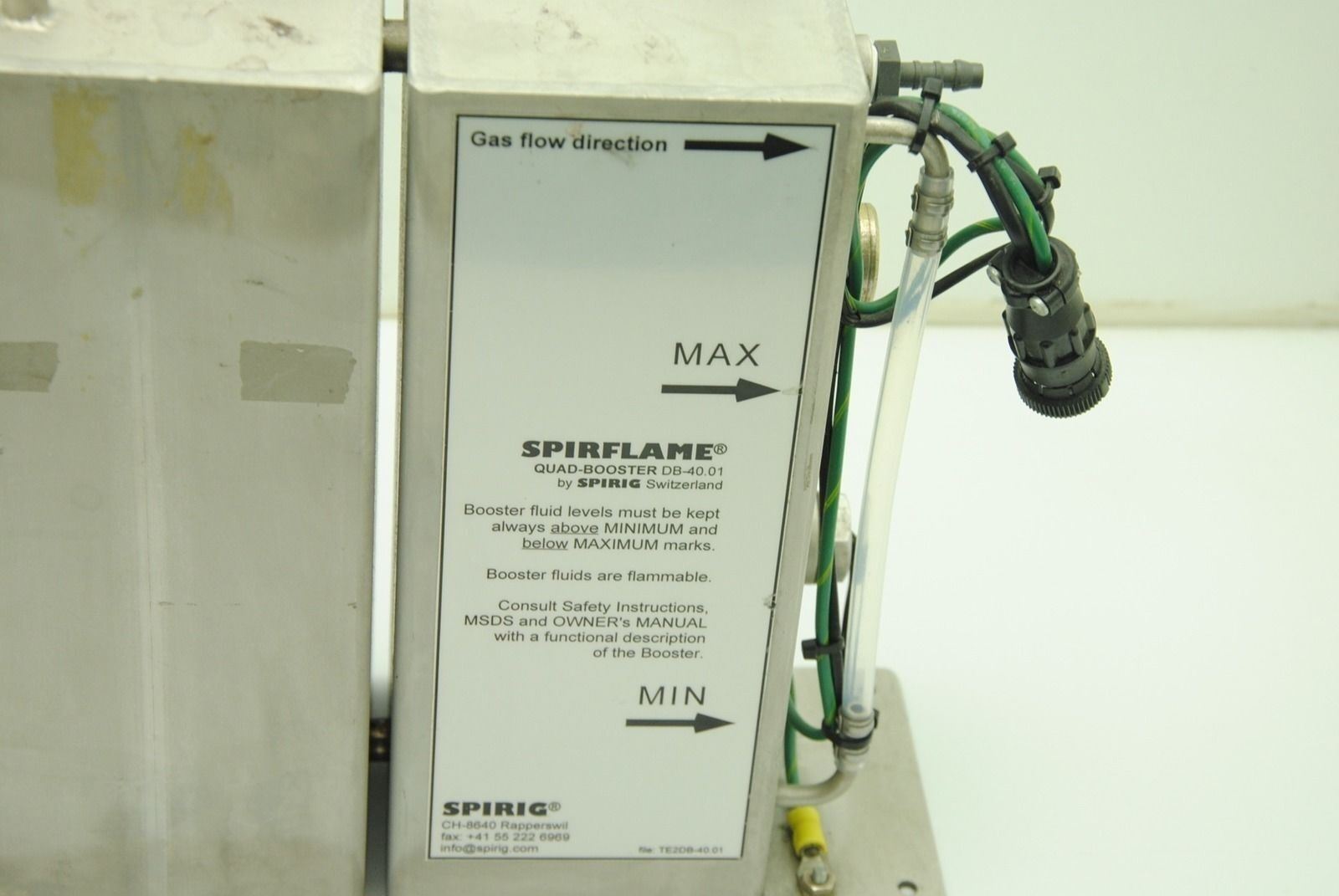 SPRING SPIRFLAME 205HP Quad Booster DB-40.01-2 Flame Generator Vaporizer
