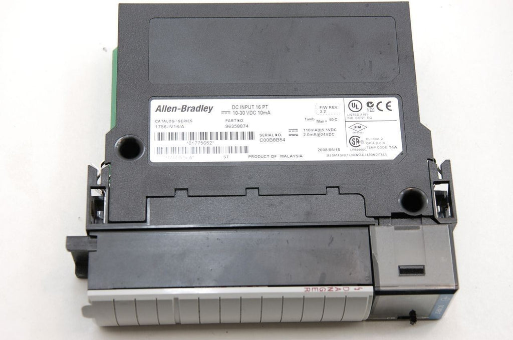 Allen Bradley 1756-IV16/A 16PT PLC DC Input Module 16 PT