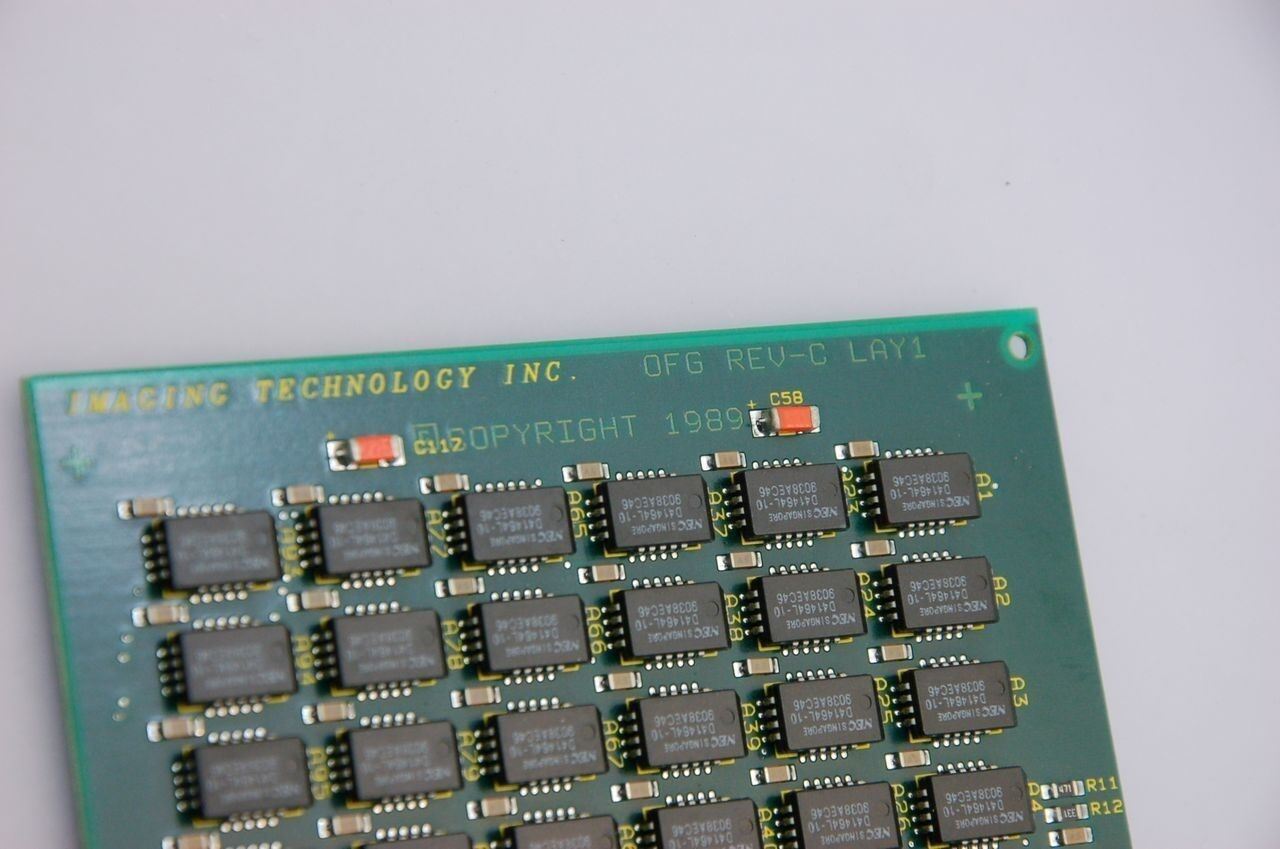 Imaging Technology Inc OFG REV-C LAY1 ISA Frame Grabber Card VP1100 DB25 25 pin