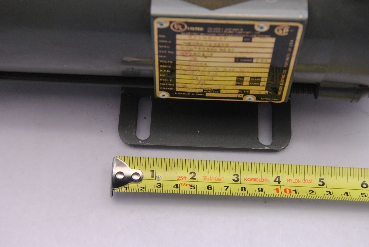 Baldor MSX0504P 1/2HP Motor for Hazardous Areas  115/230VAC  50/60Hz