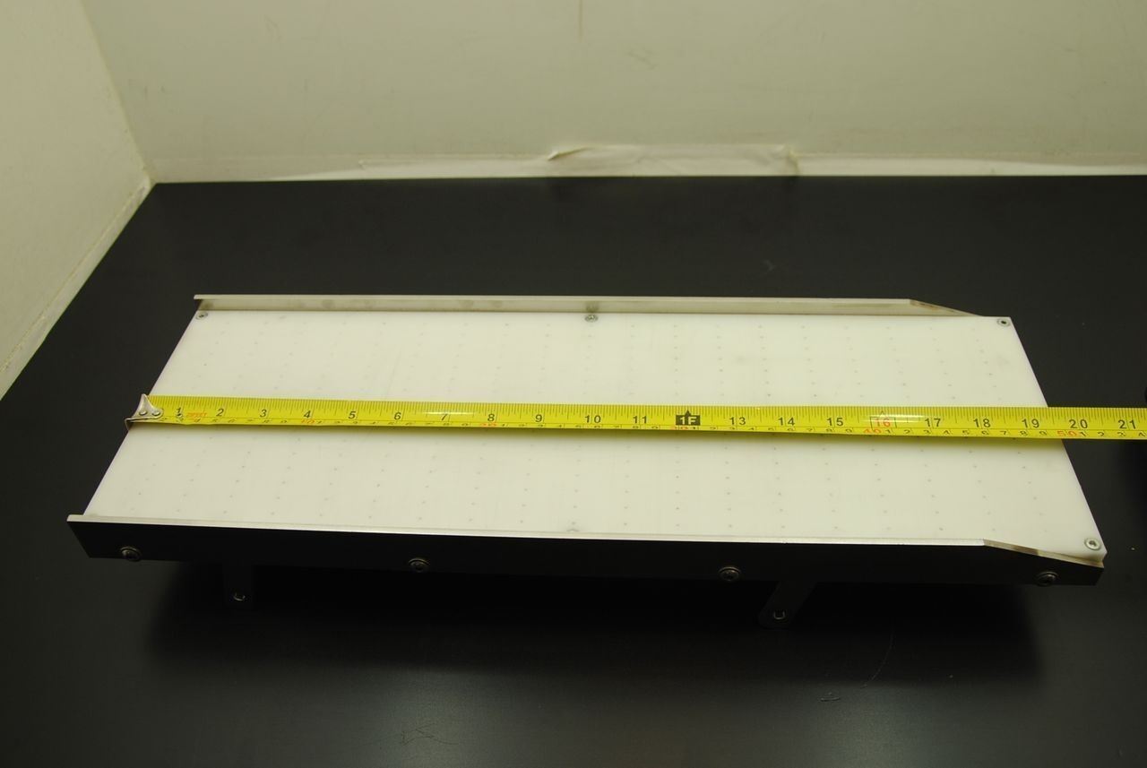 Air Lift Conveyor Slide Ramp Aluminum Base Stainless Sides 19"L X 6.5"W