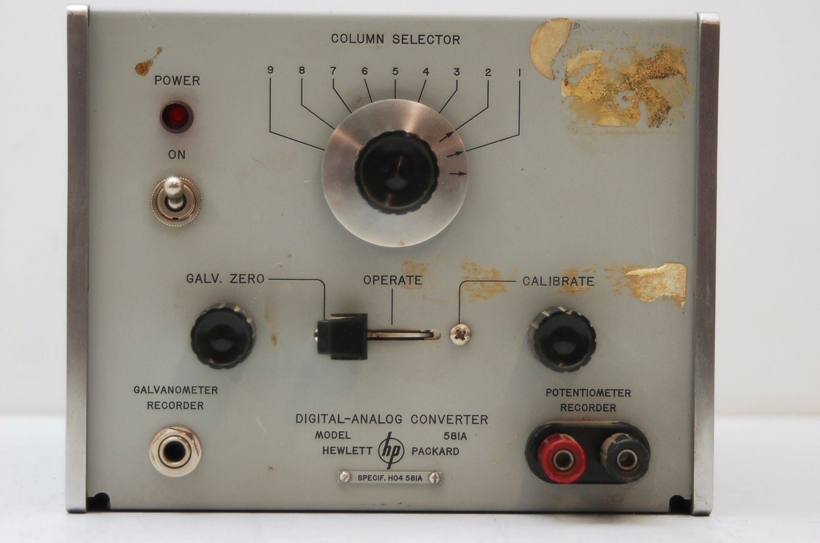 HP 581A, Digital Analog Converter, 115/230 VAC ±10% 50-1000 ps 11 Watts