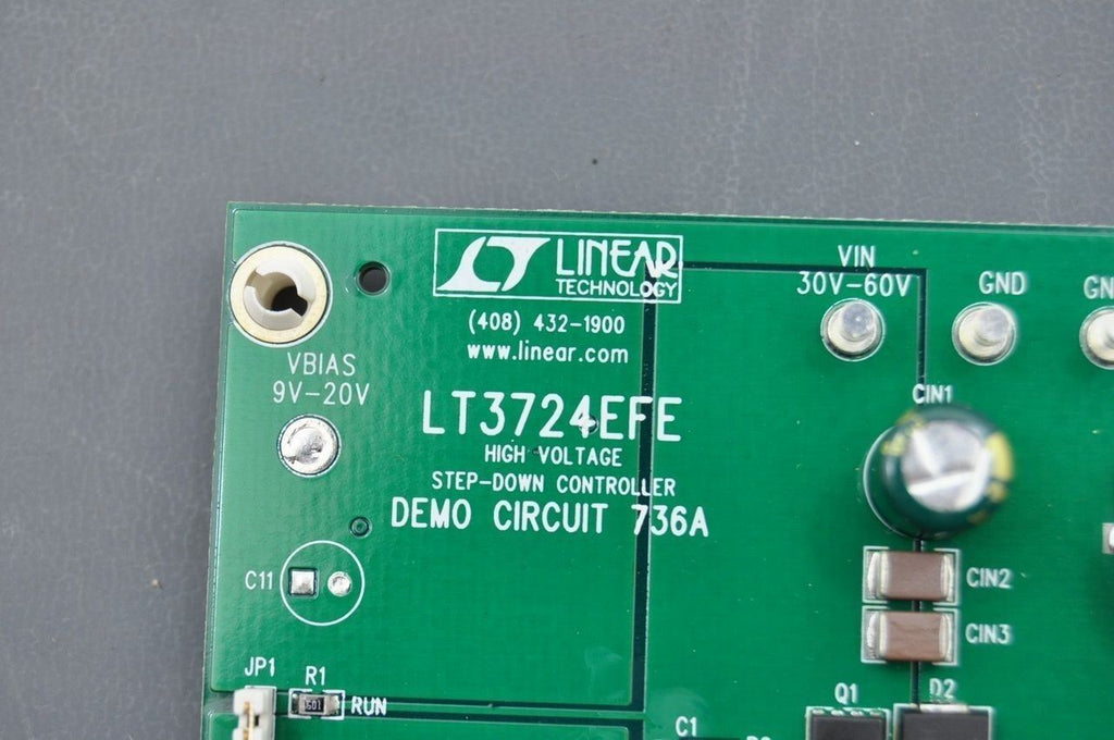 Linear Technology LT3724EFE, Demo Circuit Step-Down Controller 736A