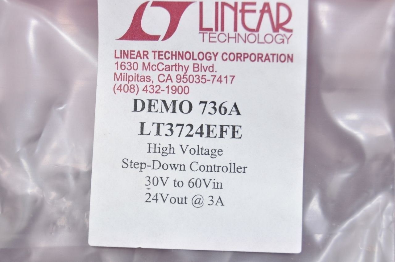 Linear Technology LT3724EFE, Demo Circuit Step-Down Controller 736A