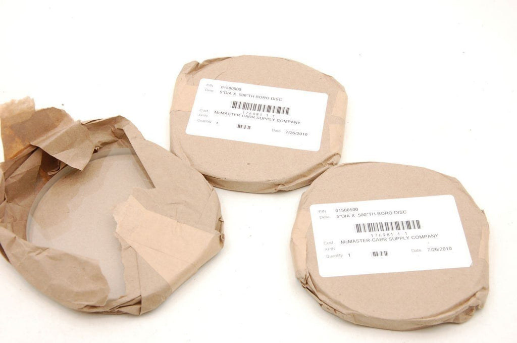 Heat-Resistant Borosilicate Glass Maxi Temp 445° 5" Diameter x .5" thick New