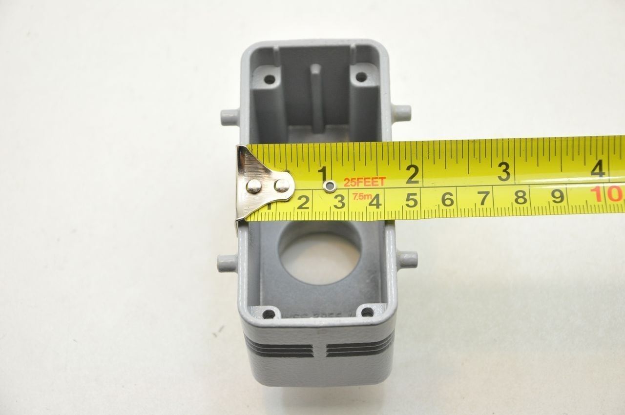 ILME IP65 Metal Connector Housing 3.75 Inch x 1.5 Inch Lot Of 7