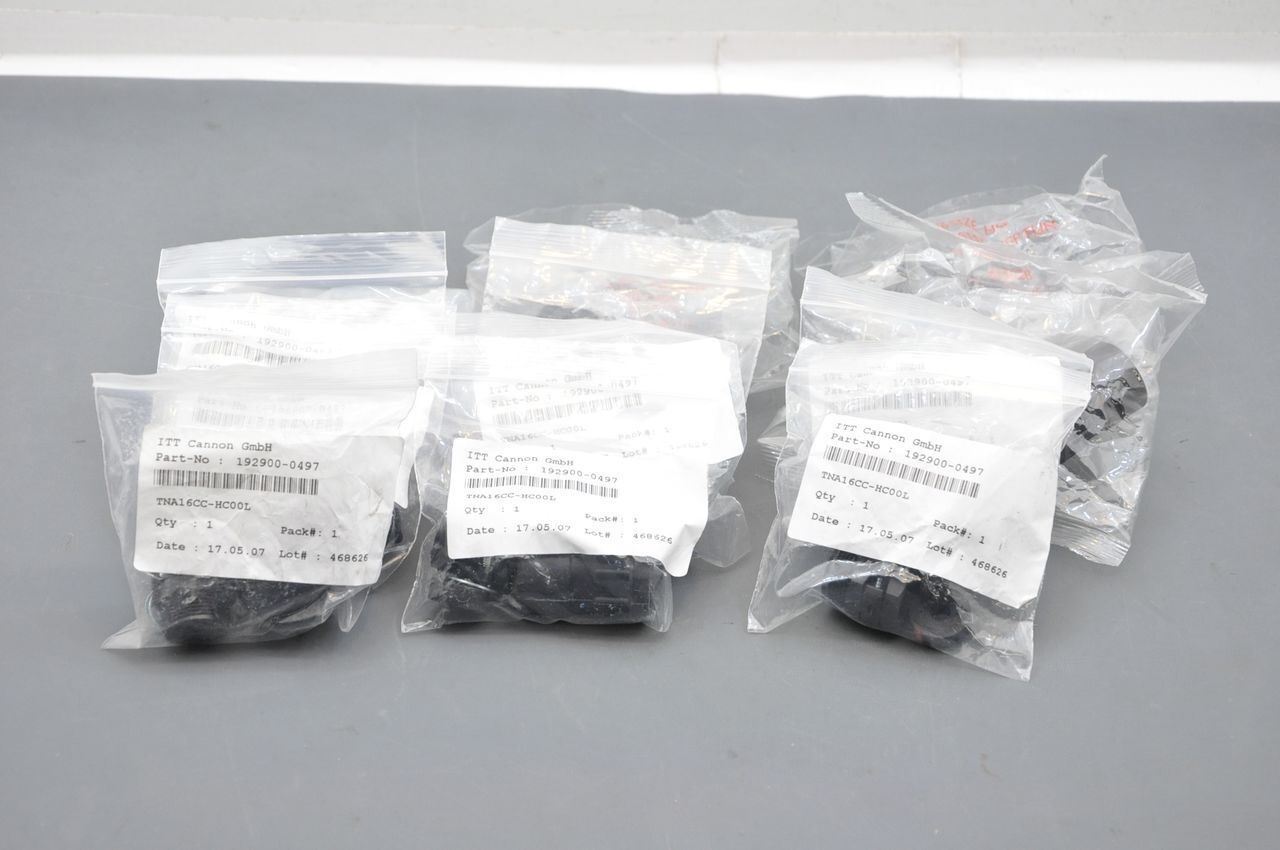 ITT Cannon 192900-0497 Sealed Cable Clamp Size 16 Lot of 12 NEW
