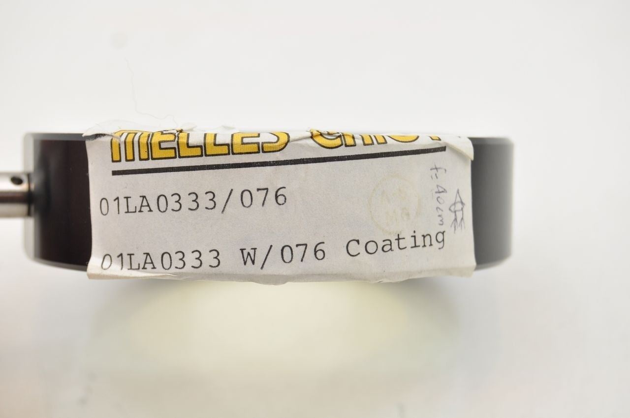 Optics Mount 2.5 inches With Melles Griot 01LA0333/076 Lens