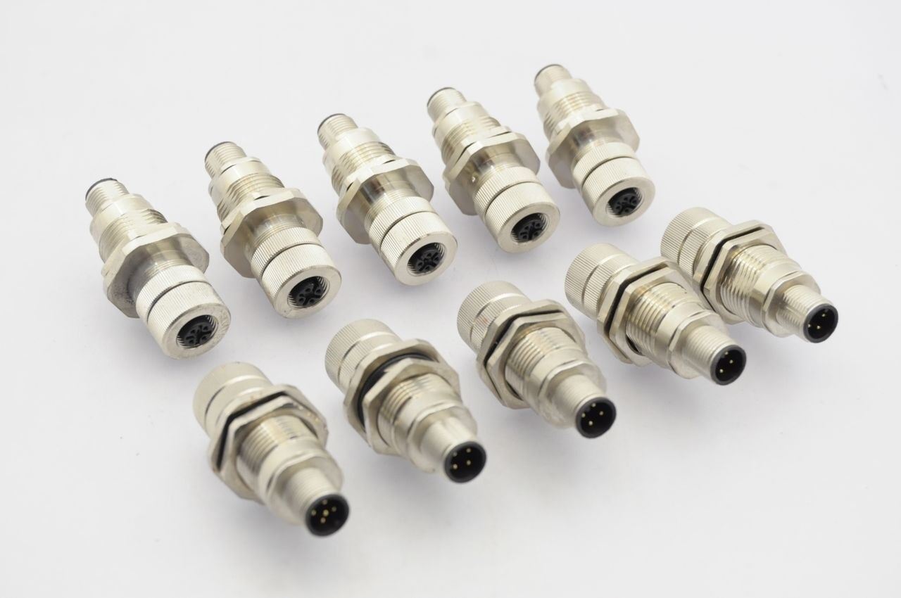 Bulkhead Coupler 4-Pin Female to 4-Pin Male  Lot Of 10