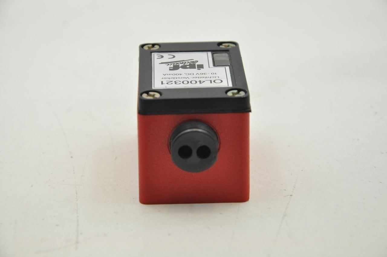 IPF Electrouic Fiber Optic Amplifier, M12- Stacker Alarm OL400321 With LT06C030