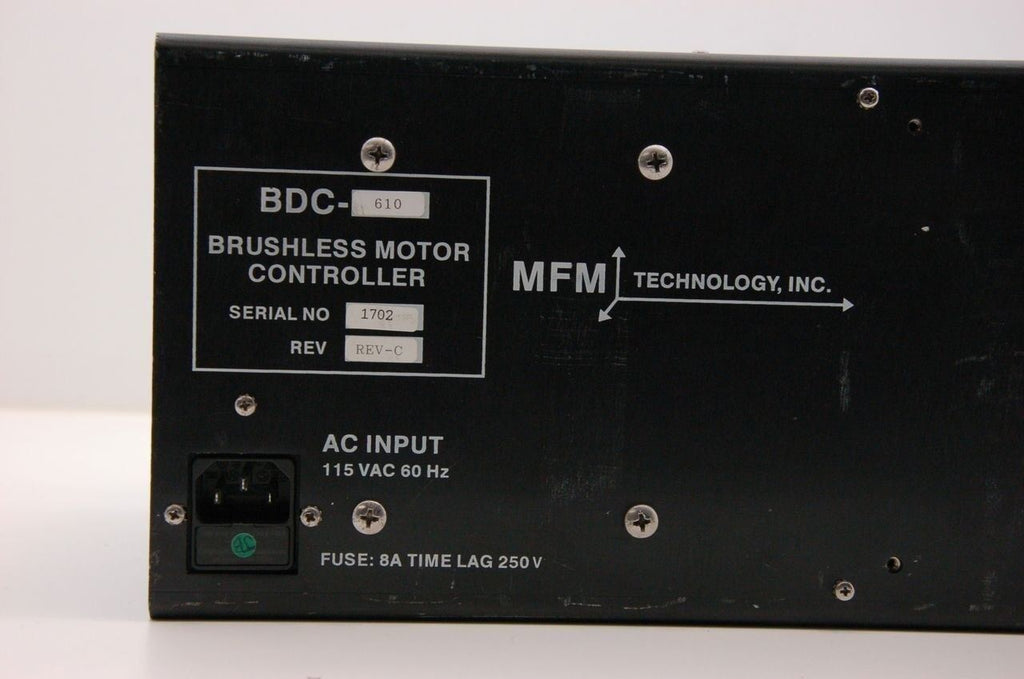 MFM Technology Brushless Motor Controller BDC-6010