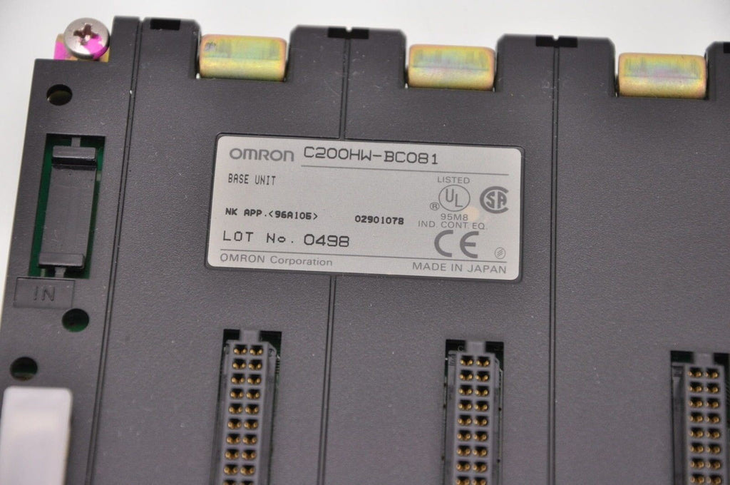 Omron C200HW-BC081 8 Slot Base Unit PLC