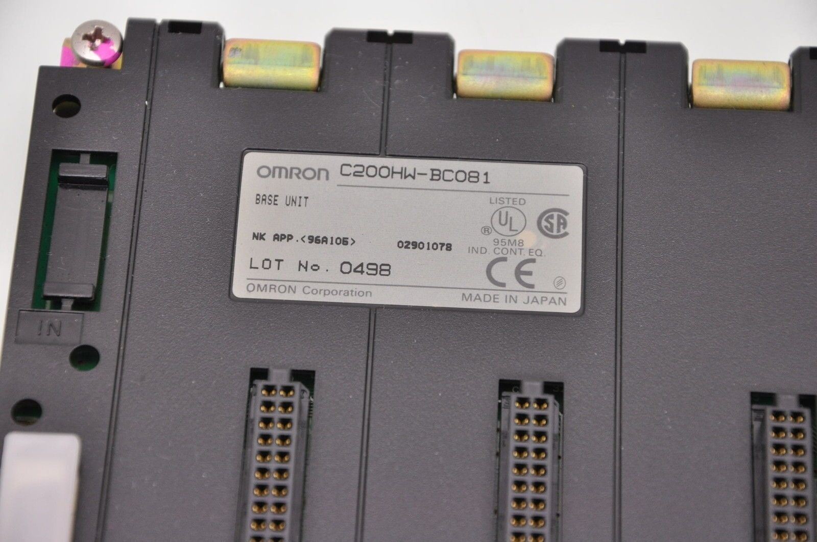 Omron C200HW-BC081 8 Slot Base Unit PLC