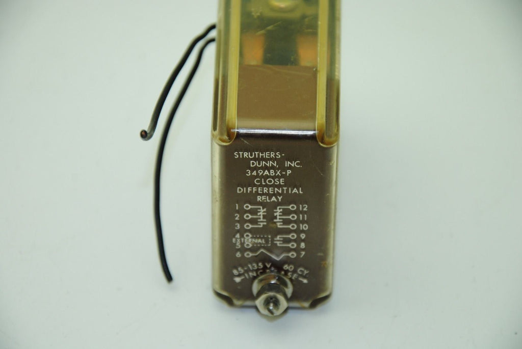 Struthers-Dunn Inc. 349ABX-P, Close Differential Relay, 85-135V