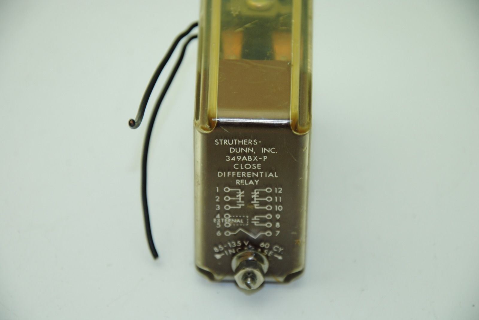 Struthers-Dunn Inc. 349ABX-P, Close Differential Relay, 85-135V