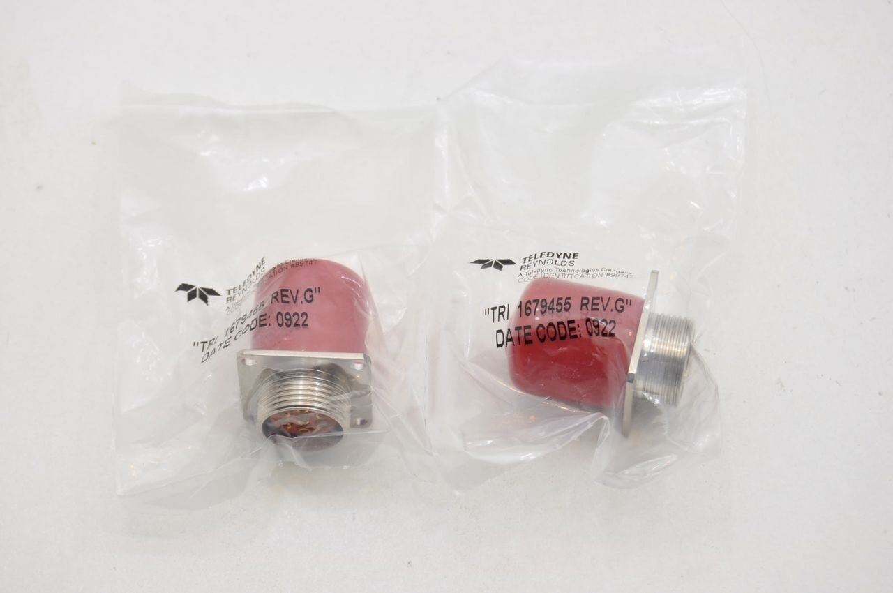 Teledyne TRI 1679455 7-Pin Female Connector Lot Of 2 New In Bag