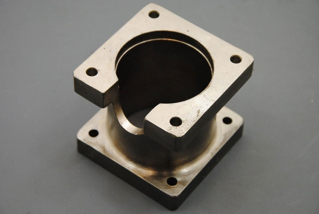 Motor Standoff Steel , 63mm High 70mm Sq, 76mm Bolt Hole Circle
