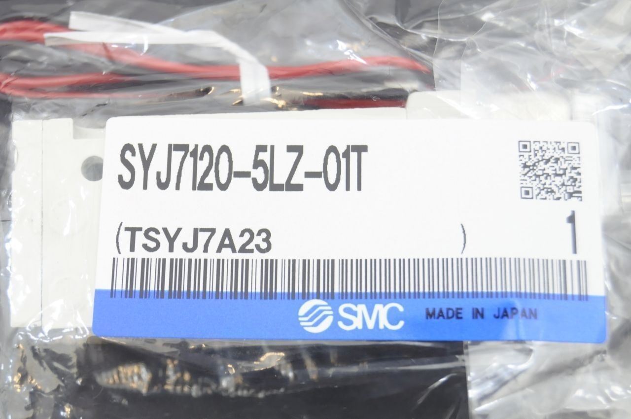 SMC SYJ7120-5LZ-01T Pneumatic 5-Port Manifold With Solenoid Valve NEW