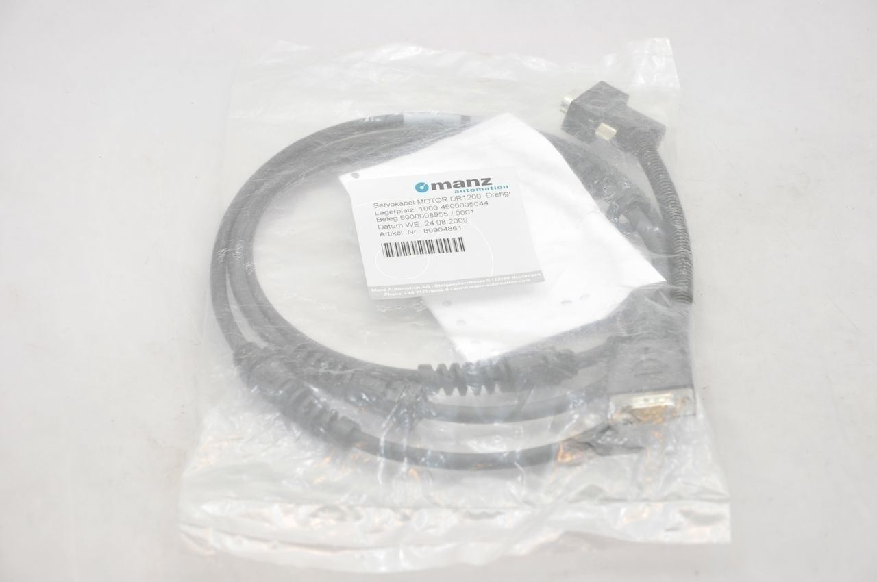 Manz Automation DR1200 9 Pin Patch Cable Male/Female - Lot of 2 - NEW